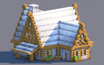 Medieval House – Fully Decorated Interior | Pale Edition