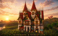 🏰 Twinspire Grand Manor | Majestic Medieval Castle House & Noble Fantasy Estate