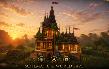 🏰 Blackspire Banner Manor | Grand Medieval Tower House & Noble Fantasy Residence