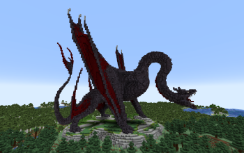 Minecraft Caraxes Wyvern |HoD| Statue