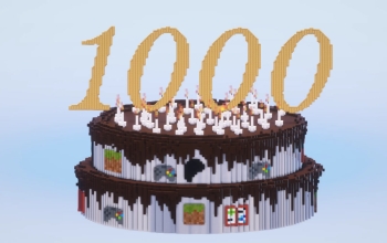 1000 Patreon Members Cake download FREE