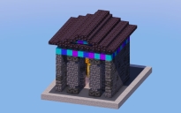 Dark Greek Temple