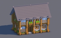 Medieval House – Fully Decorated Interior