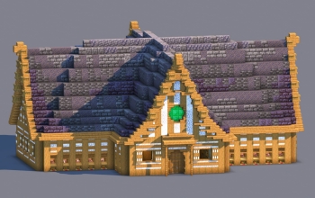 Medieval Trading Hall - Fully Decorated Interior