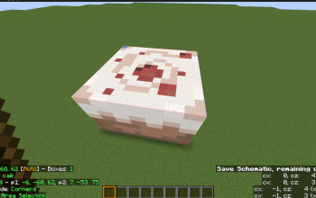 minecraft cake tried to make it accurate