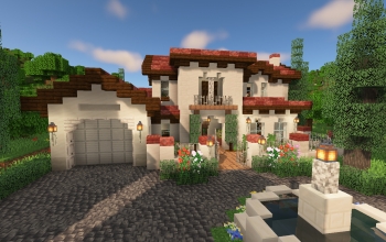 Spanish Style Villa - (World + Schematic)