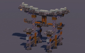 Black Japanese Torii