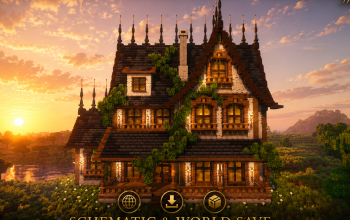 🏰 Thornhaven Grand Manor | Medieval Noble House & Gothic Fantasy Estate