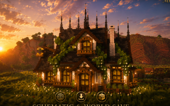 🏰 Briarcrest Noble Manor | Medieval Gothic Mansion & Fantasy Noble Estate