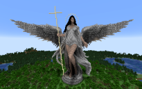 Minecraft Angel |Celestial Sentinel| Statue V79 Free (Schematic and Map)