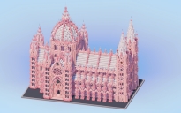 White and Cherry Gothic Cathedral v2
