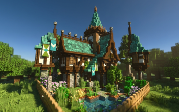 Medieval Garden Manor