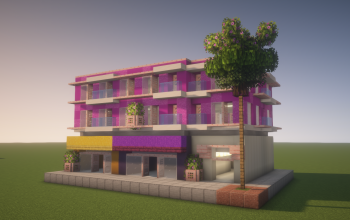 Modern Purple Apartment