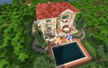 Mediterranean Style Villa - (World/Schematic)