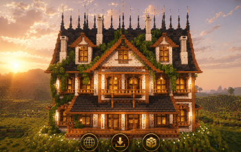 🏰 Evergrove Grand Manor | Medieval Noble Estate & Gothic Fantasy Mansion