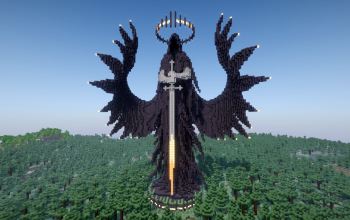 Minecraft Wearing Silence Statue Free Schem