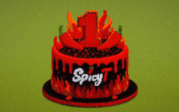 SpicyT 1 Year Cake
