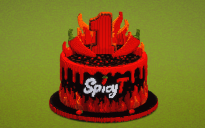 SpicyT 1 Year Cake