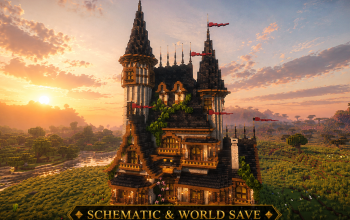 🏰 Ravencrest Royal Castle | Medieval Gothic Fortress & Noble Fantasy Citadel