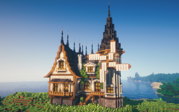 🌾 Windspire Manor | Medieval Windmill House & Rustic Fantasy Estate