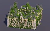 Mossy Overgrown Gothic Castle