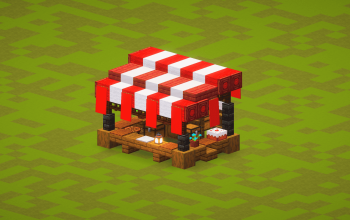 Red Food Stand
