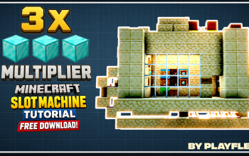 3X Multiplier Slot – Minecraft Redstone Casino Machine