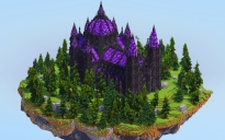 Dark Amethyst Gothic Cathedral v2 on Floatin Island