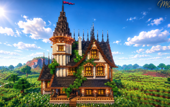 🏰 Verdantspire Noble Manor | Medieval Watchtower Estate & Fantasy Mansion