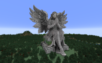 Minecraft Angel Statue V28 Free Schem