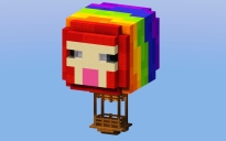 Rainbow Sheep Hot Air Balloon