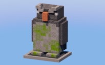 Penguin Stone Sculpture