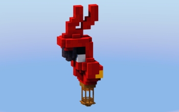 Red Parrot Hot Air Balloon