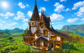 🏰 Ironcrest Noble Manor | Medieval Watchtower House & Gothic Fantasy Estate