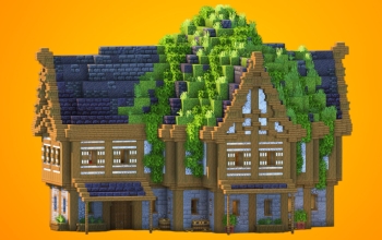 Overgrown Medieval House – Fully Decorated Interior