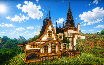 🏰 Windmere Grand Millhouse | Medieval Windmill Manor & Fantasy Noble Estate