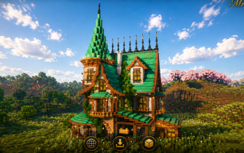 🏰 Emeraldspire Manor | Medieval Noble Estate & Gothic Fantasy Mansion