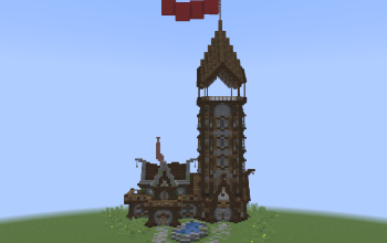 FREE Medieval House With a Tower