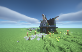 FREE Medieval House With Garden
