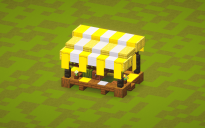Yellow Plants Stand