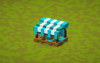 Cyan Fish Stand