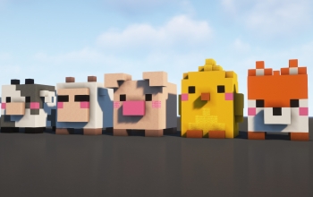 5 Cute Animals – Minecraft Animal Build