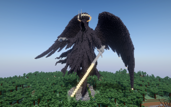 Minecraft Nazgûl Statue Free Schem