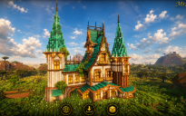 🏰 Emeraldspire Twin Towers | Medieval Noble Estate & Gothic Fantasy Mansion