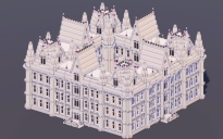 White Quartz Gothic Castle