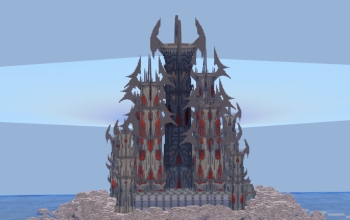 Tuff Bricks Fantasy Castle 400x400 Blocks Fully Built Map