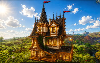 🏰 Ravencrest Gothic Manor | Medieval Noble Estate & Gothic Fantasy Mansion