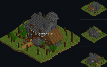Deepslate survival house