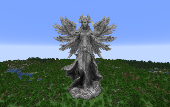 Minecraft Angel |Asura-6 Arms| Statue V54 Free Schem