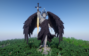 Minecraft Freedom’s Shadow Statue Free Schem